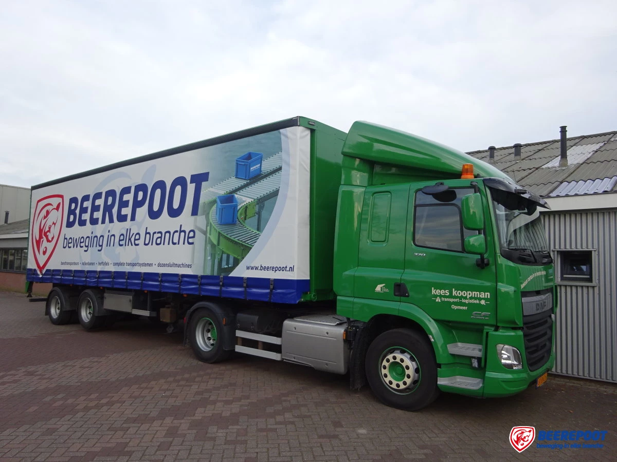 Nieuwe zeilenwagen