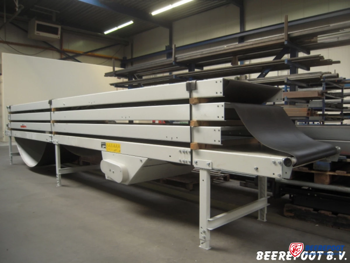 Bandtransporteurs: 4 stuks x 800 mm bandbreedte